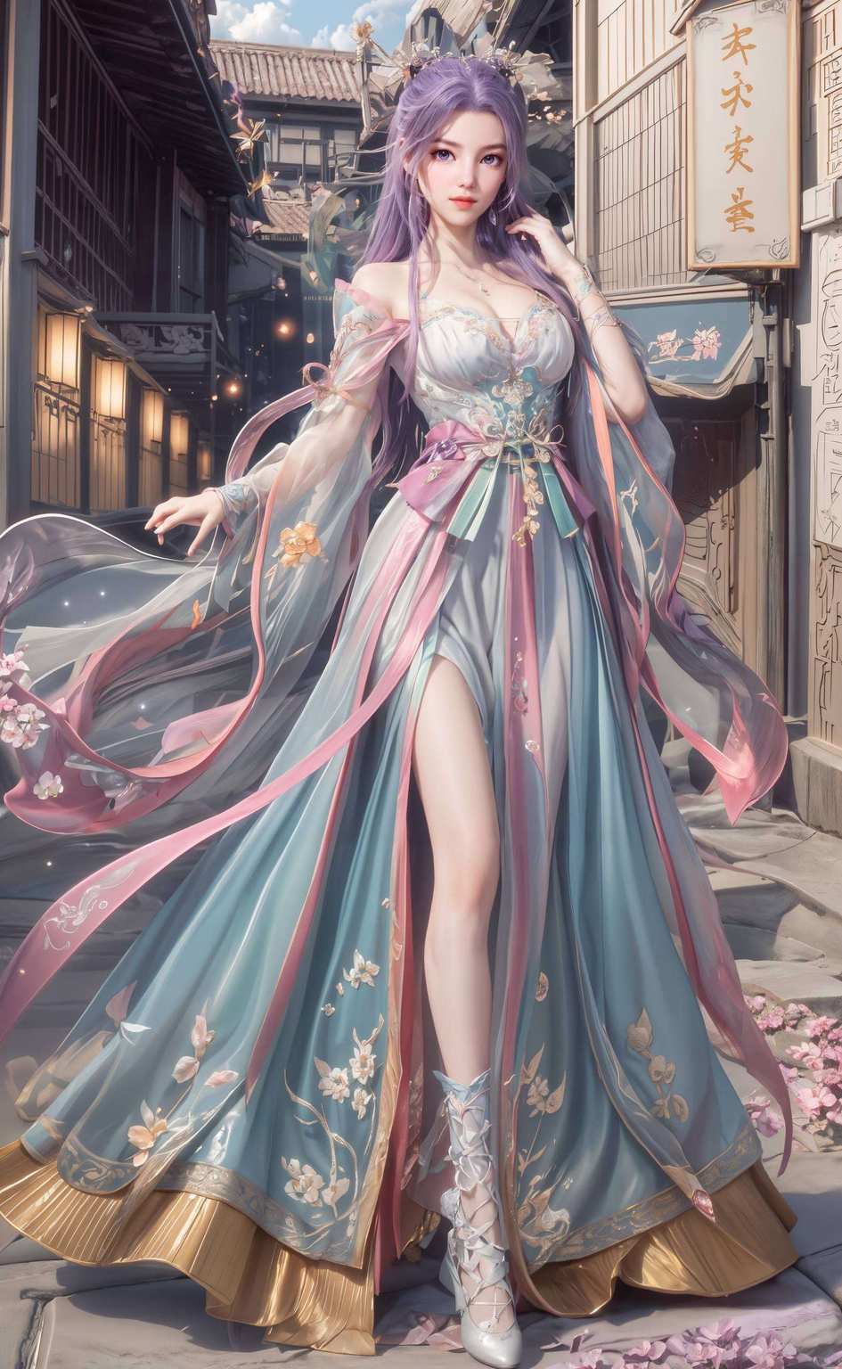 她们或婉约柔情那云霄之上的英勇身影