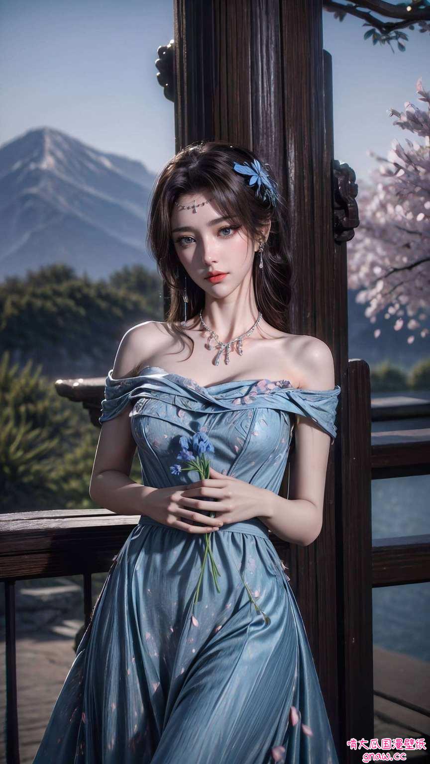 画卷中演绎玄幻风情壁纸间舞动国漫之魂