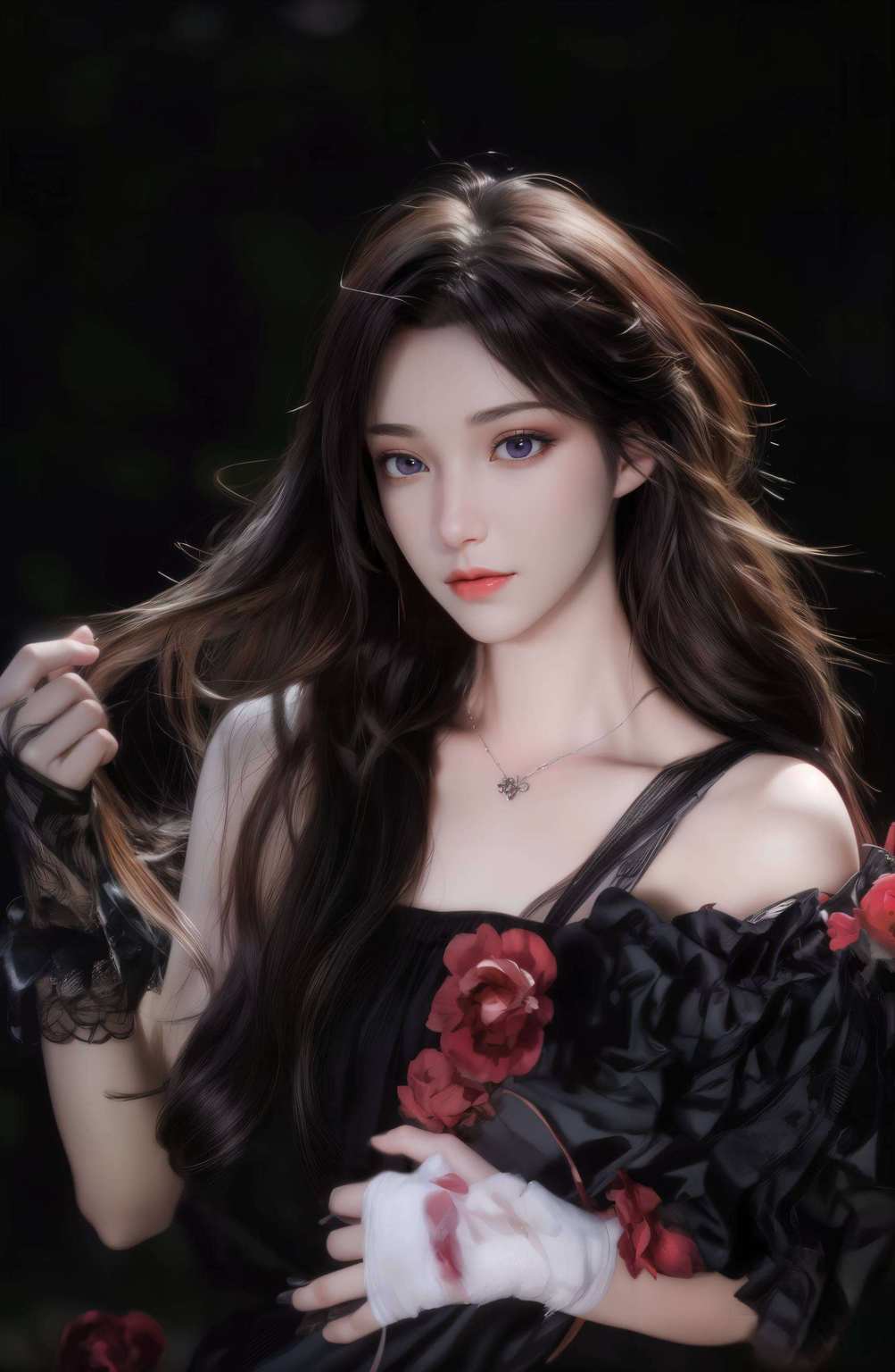 让人一见倾心萧炎与云韵的倩影交织