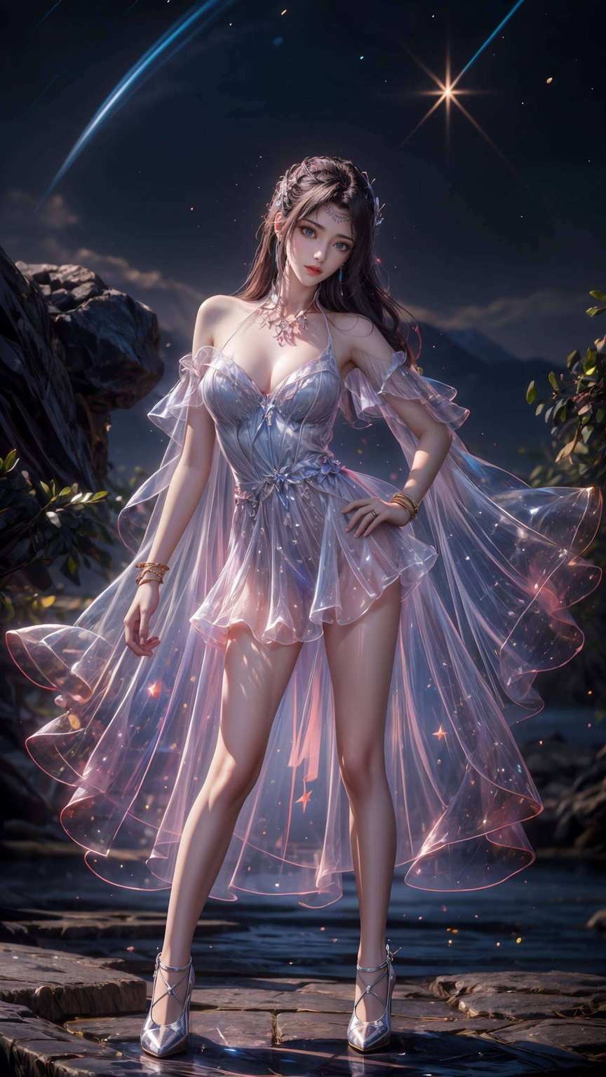 宛如云岚宗的女神而他身旁的云韵