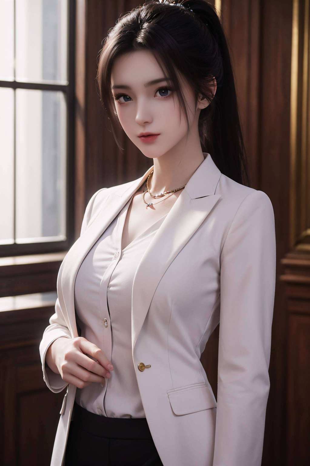 诛仙里的国漫女神放在手机上