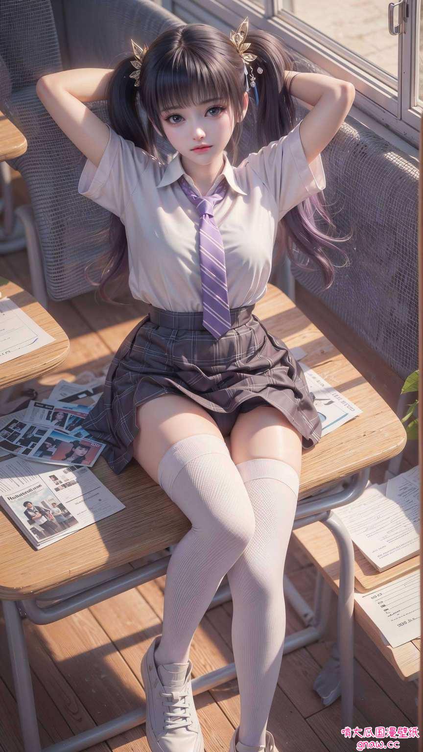 让人忍不住想钻进手机里她的美